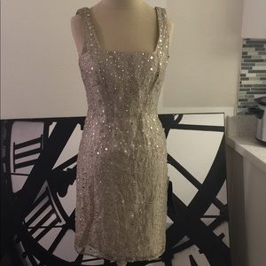 Hugo Buscati Sequined Cocktail Dress - Size 2